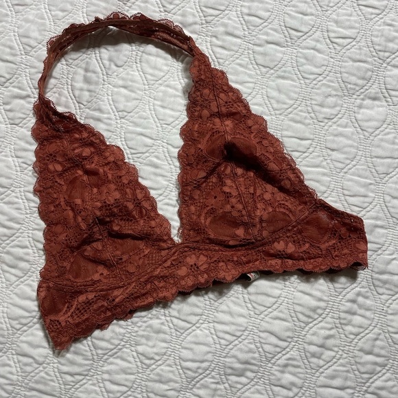 FREE PEOPLE burnt orange bralette - Picture 1 of 3